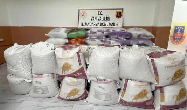 Van'da milyonluk kaçak gıda maddesi ele geçirildi