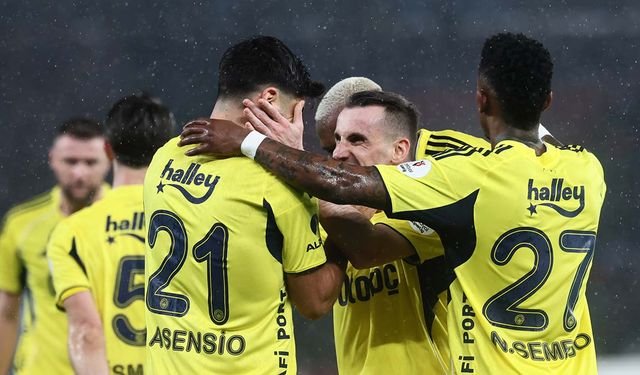 Bol gollü dev maçın kazananı Fenerbahçe oldu