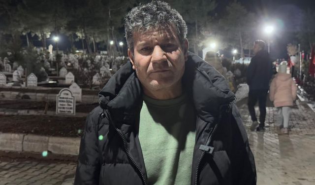 Mesut Hançer, 6 Şubat'ta kızının mezarı başındaydı