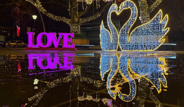 Kuğulu Park, 14 Şubat'a hazırlandı