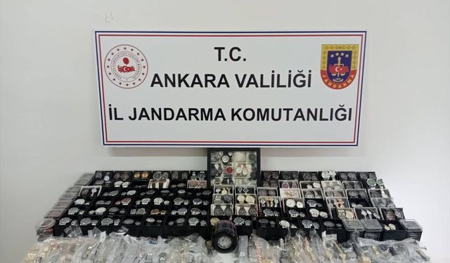 Başkentte kaçak saat operasyonu