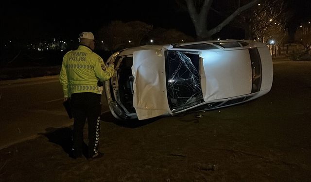 Eskişehir'de otomobilin devrildi: 1 yaralı