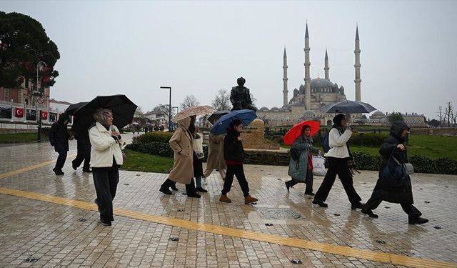 Trakya'da sağanak yağış