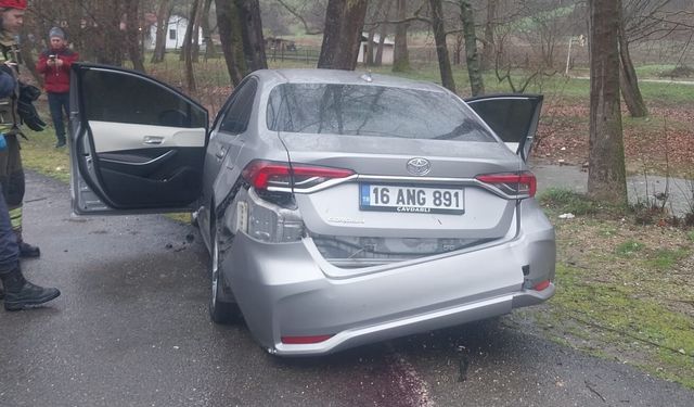 Bursa'da korkutan kaza: 1'i bebek 4 yaralı