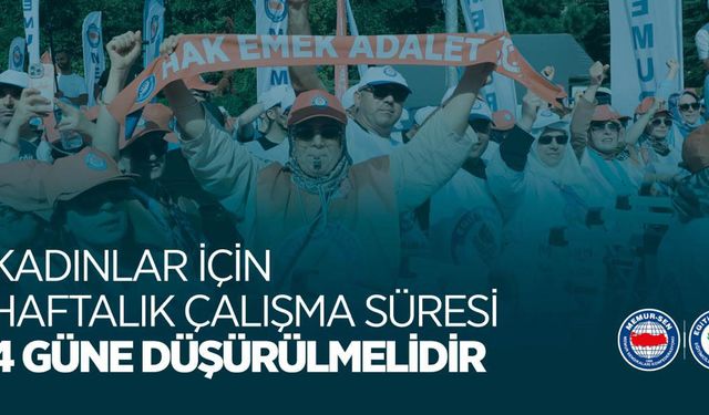 Eğitim-Bir-Sen’den kadın kamu çalışanları için 4 gün çalışma çağrısı