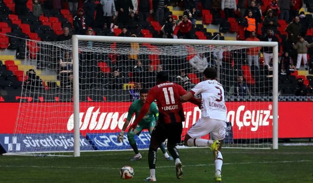 Gaziantep FK - Fatih Karagümrük: 1-1