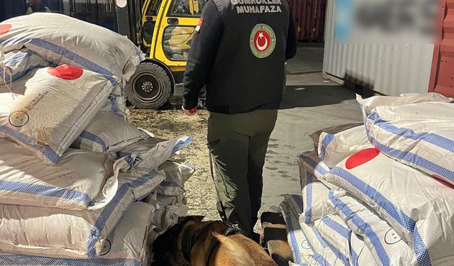 Gümrüklerde 828 milyon liralık uyuşturucu operasyonu