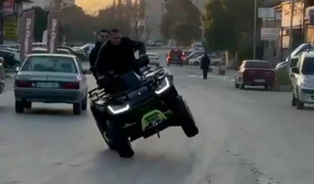 İzmir'de ATV ile Drift Atan Sürücüye Yüklü Ceza