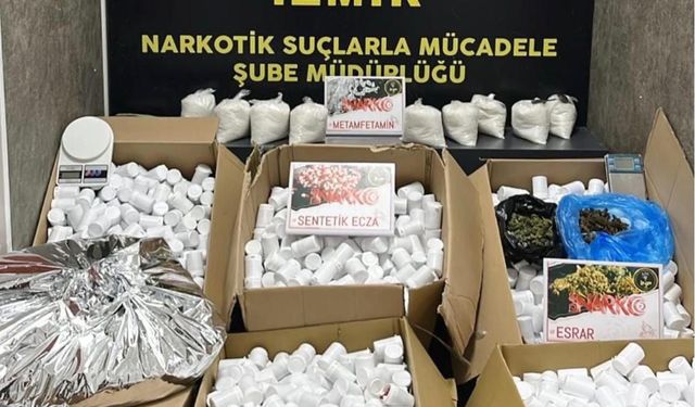 İzmir'de uyuşturucu operasyonu