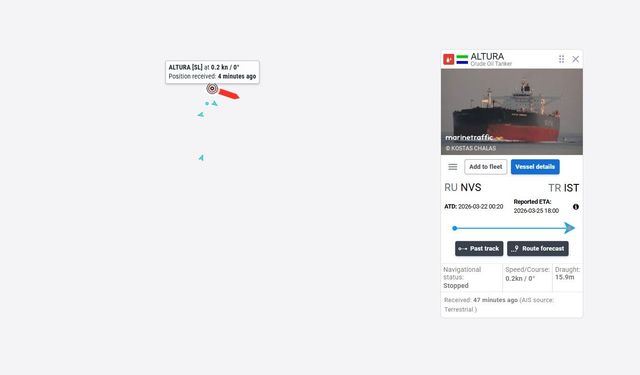 Karadeniz açıklarında vurulan Türk petrol tankerinden yardım talebi