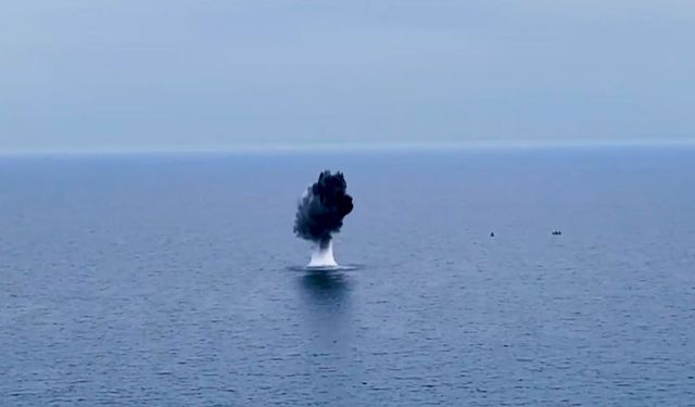 "Karadeniz'de tespit edilen 275 şüpheli cisim imha edildi"