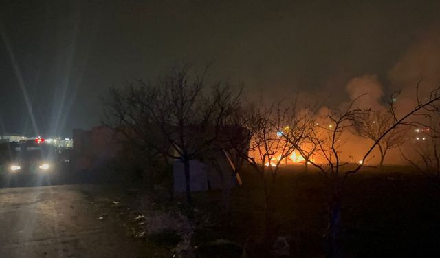 Kayseri'de korkutan yangın!