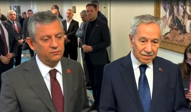 Özgür Özel Bülent Arınç'ı ziyaret etti