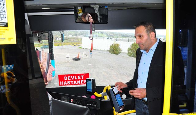 Soma'nın ilk kadın otobüs şoförü