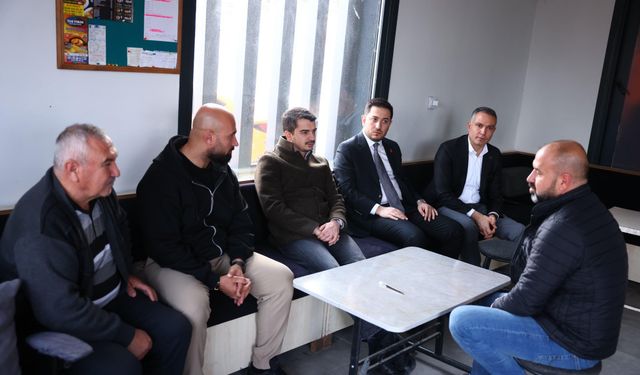 Çankaya Belediye Başkanı Taksicileri Ziyaret Etti