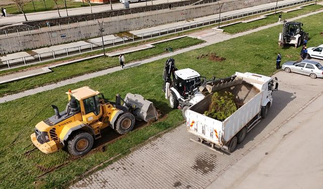 Şarkışla Belediyesi otopark çalışmasına başladı