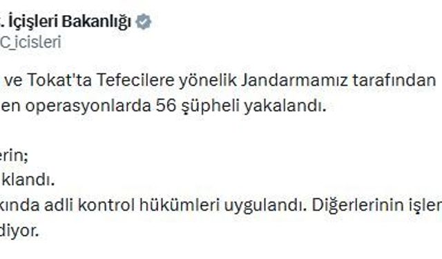 2 ilde düzenlenen 'tefeci' operasyonunda 25 kişi tutuklandı