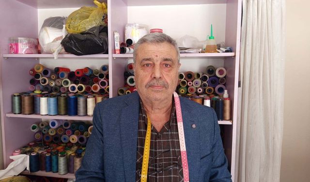 46 yıllık terziden sitem: “Mesleğimiz yok olmasın”