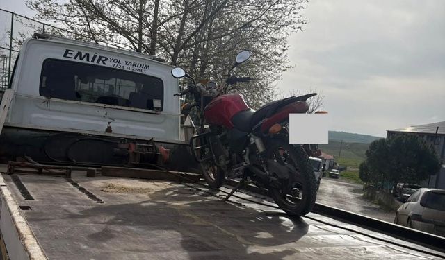 Abart egzoz kullanan motosiklet sürücüsüne para cezası