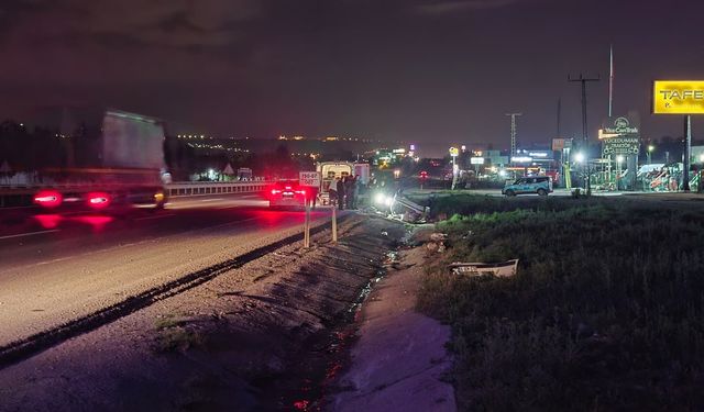 Ankara Gölbaşı’nda feci kaza: 1 ölü, 2 yaralı