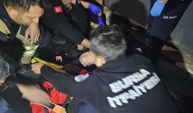 Bursa'da korkutan asansör kazası!