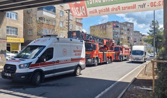 Diyarbakır'da Baca Yangını
