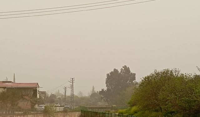 Doğu Akdeniz'de çöl tozu etkisini gösterdi