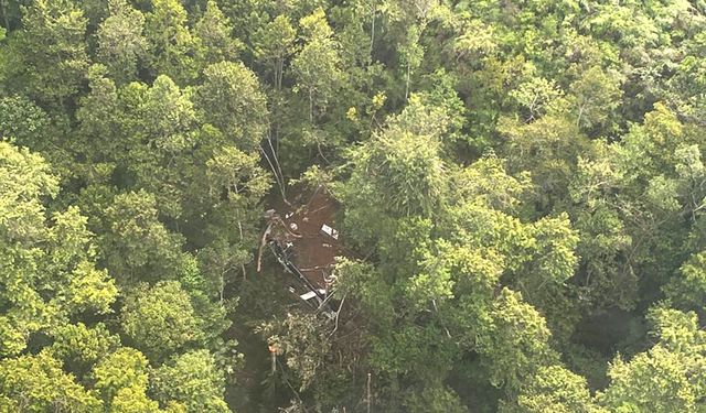 Endonezya'nın Batı Kalimantan eyaletinde helikopter kazası