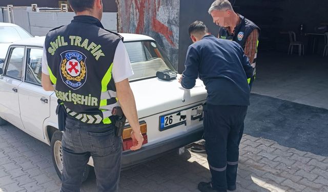 Eskişehir'de Otomobille Drift Atan Sürücüye Yüklü Ceza