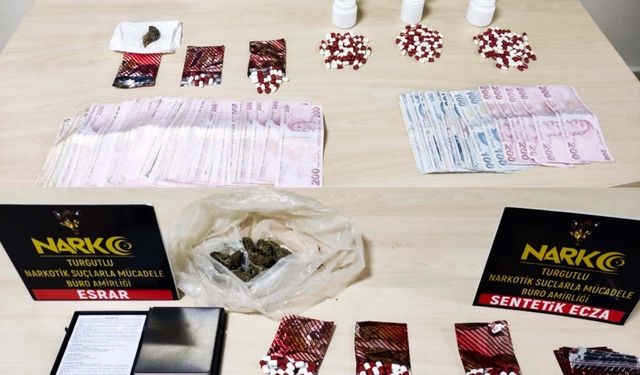 Manisa'daki uyuşturucu operasyonunda 2 kişi tutuklandı