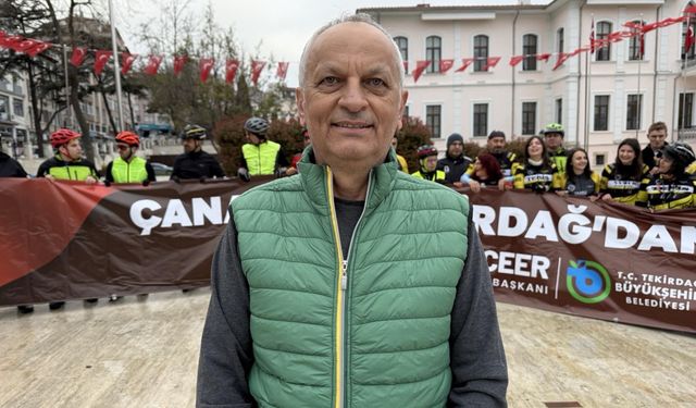 Şehitler anısına pedal çeviriyorlar