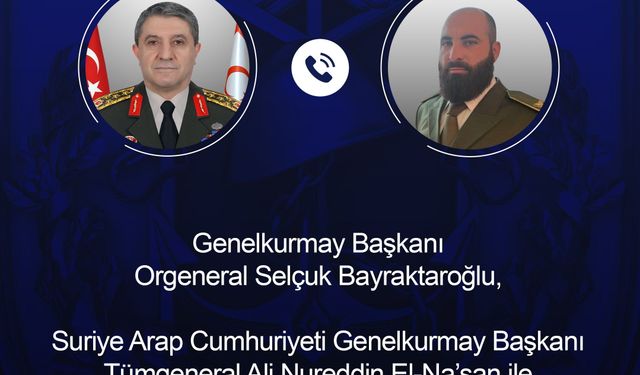 Selçuk Bayraktaroğlu ve Ali Nureddin El-Na'san telefonda görüştü