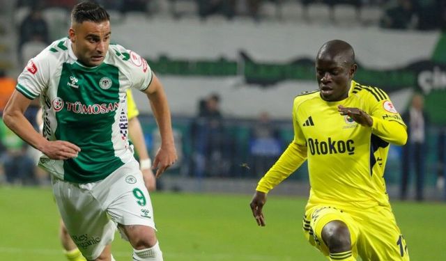 Fenerbahçe Uzatmada Yıkıldı! Konyaspor Turladı