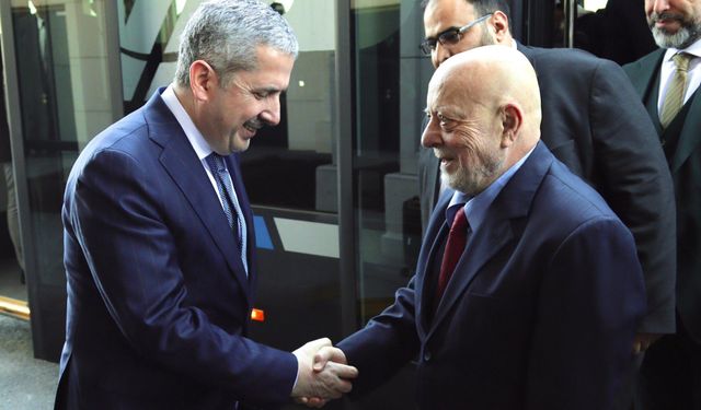 Bakan Yardımcısı Gürcan ve Muhammed Nidal eş-Şaar bir araya geldi