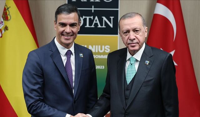 Cumhurbaşkanı Erdoğan ve Pedro Sanchez telefonda görüştü