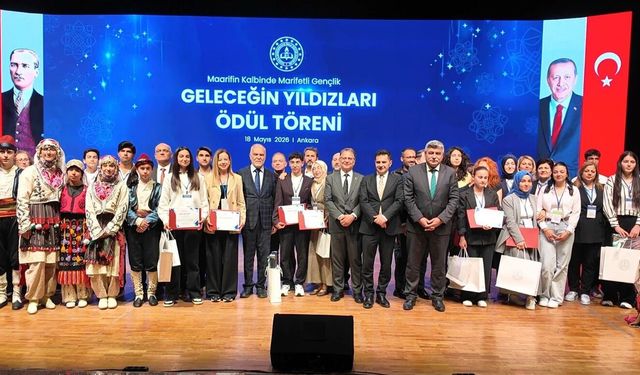 Ankara'da 'Geleceğin Yıldızları' yarışması ödül töreni