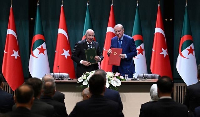 Türkiye ile Cezayir arasında stratejik iş birliği anlaşmaları imzalandı