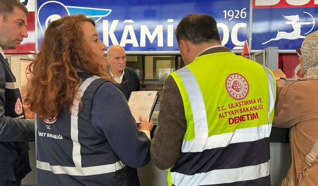 AŞTİ’de Bayram Öncesi Bilet Fiyatı Denetimi