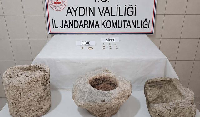 Aydın'da 'tarihi eser' operasyonu: 1 şüpheli