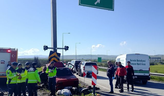 Bolu da feci kaza: Evli çift öldü, çocukları ağır yaralı