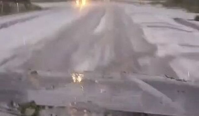 Bursa'da dolu yağışı etkisini gösterdi