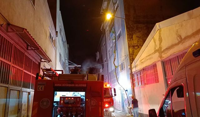 Bursa'da Korkutan Yangın