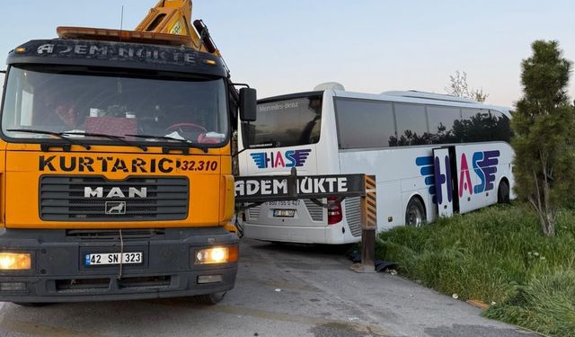 Konya'da feci kaza: 1 ölü, 8 yaralı
