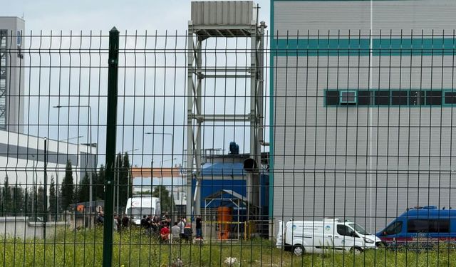 Sakarya'da fabrikada üzerine ağır malzemeler düşen işçi öldü