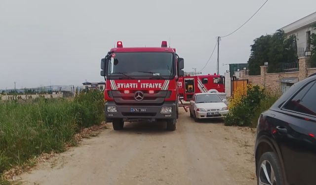 Silivri'de tek katlı ev alev aldı