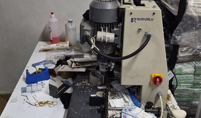 Zeytinburnu'nda sahte altın operasyonu