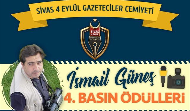 Gazetecilik başarıları "İsmail Güneş" adıyla ödüllendirilecek