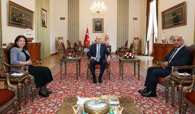 Numan Kurtulmuş, DEM Parti heyetini kabul etti