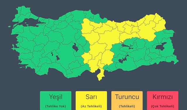 AFAD’dan sağanak yağış uyarısı: Olumsuzluklara karşı dikkatli olun