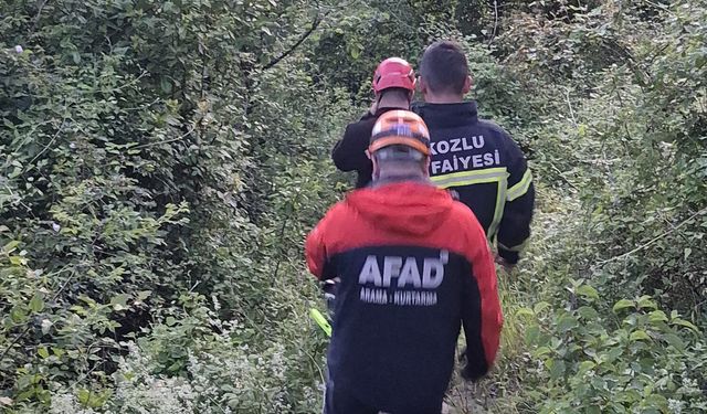 Balık tutarken kayalıklara düştü